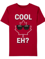 T-shirt graphique cool de la fête du Canada pour garçon