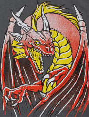 T-shirt graphique dragon pour garçon