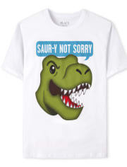 Camiseta con gráfico Sorry Dino para niños