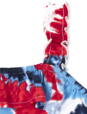 Girls Americana Tie Dye 2-Piece Set