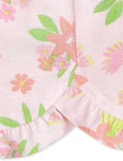 Baby Girls Tropical Ruffle Shorts 3-Pack