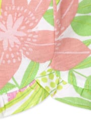Baby Girls Tropical Ruffle Shorts 3-Pack