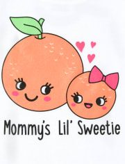 Baby And Toddler Girls Mommy's Sweetie Graphic Tee