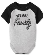 Unisex Baby Matching Family Graphic Bodysuit
