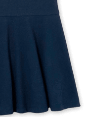 Vestido tipo polo de piqué de uniforme para niña, paquete de 2