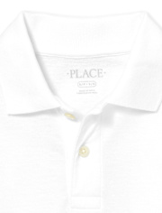Polo de piqué uniforme para niños, paquete de 2