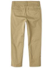 Boys Uniform Stretch Skinny Chino Pants 2-Pack - Slim