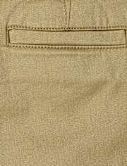 Boys Uniform Stretch Skinny Chino Pants 2-Pack - Slim