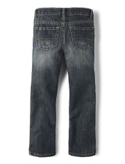 Boys Non-Stretch Bootcut Jeans 4-Pack - Slim