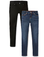 Girls Super Skinny Jeans 2-Pack - Slim