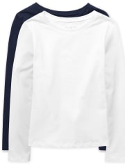 Lot de 2 t-shirts pour filles - Plus