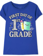 Girls First Grade Graphic Tee