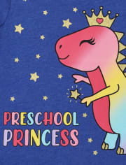Baby And Toddler Girls Preschool Princess Graphic Tee