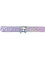 Girls Rainbow Unicorn Slap Bracelet