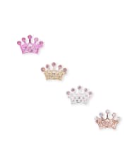 Girls Tiara Ring 4-Pack
