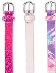 Girls Belt 3-Pack