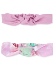 Toddler Girls Tie Dye Headwrap 2-Pack