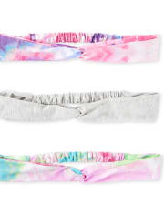 Girls Tie Dye Headwrap 3-Pack