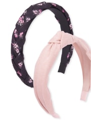 Girls Floral Headband 2-Pack