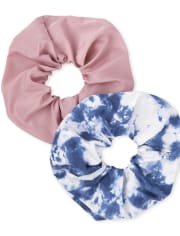 Girls Tie Dye Scrunchie 2-Pack
