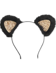 Girls Faux Fur Cat Ears Headband