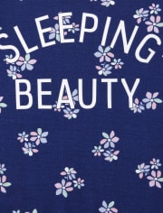 Girls Floral Beauty Snug Fit Cotton Pajamas