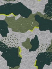 Boys Dino Camo Snug Fit Cotton Pajamas 2-Pack