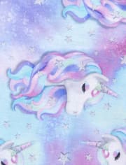 Pijama Tie Dye Tebbis Para Meninas - Conjunto Caticorn Donut 100% Algodão