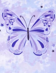 Girls Llama Butterfly Pajamas 2-Pack
