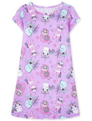 Girls Squishy Crittercorn Nightgown