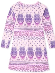 Chemise de nuit hibou pour filles