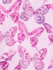 Lot de 2 chemises de nuit papillon et licorne pour filles