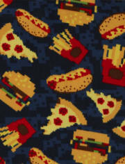 Pyjama une pièce en polaire alimentaire pour garçon