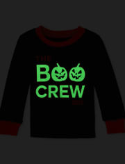 Unisex Baby And Toddler Glow Boo Crew Snug Fit Cotton Pajamas
