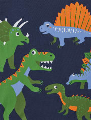 Baby And Toddler Boys Dino Snug Fit Cotton Pajamas 2-Pack