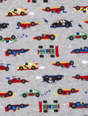 Baby And Toddler Boys Race Car Snug Fit Cotton Pajamas 2-Pack