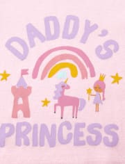 Baby And Toddler Girls Princess Snug Fit Cotton Pajamas 2-Pack