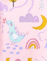Baby And Toddler Girls Princess Snug Fit Cotton Pajamas 2-Pack