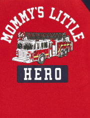 Ensemble de 2 pyjamas en coton ajustés Glow Genius Hero pour bébés et tout-petits garçons