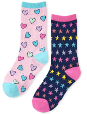 Paquete de 6 calcetines Rainbow para niñas