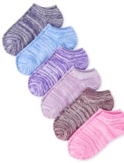 Girls Super Soft Ankle Socks 6-Pack