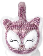 Girls Owl Ear Muffs