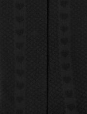 Girls Heart Pointelle Tights