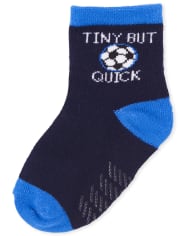 Lot de 6 chaussettes de sport mi-longues pour tout-petit garçon