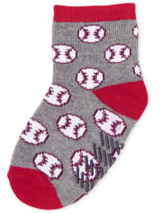 Lot de 6 chaussettes de sport mi-longues pour tout-petit garçon