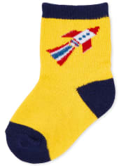 Pack de 6 pares de calcetines Space Midi para bebé niño