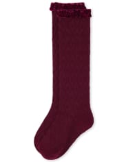 Girls Pointelle Boot Socks