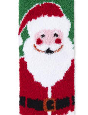 Paquete de 2 calcetines unisex para niños a juego con Papá Noel familiar