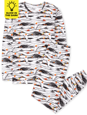 Adult Matching Family Glow Mummy Cotton Pajamas