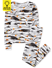 Pyjama Mummy Snug Fit en coton phosphorescent Kids Famille assorti
